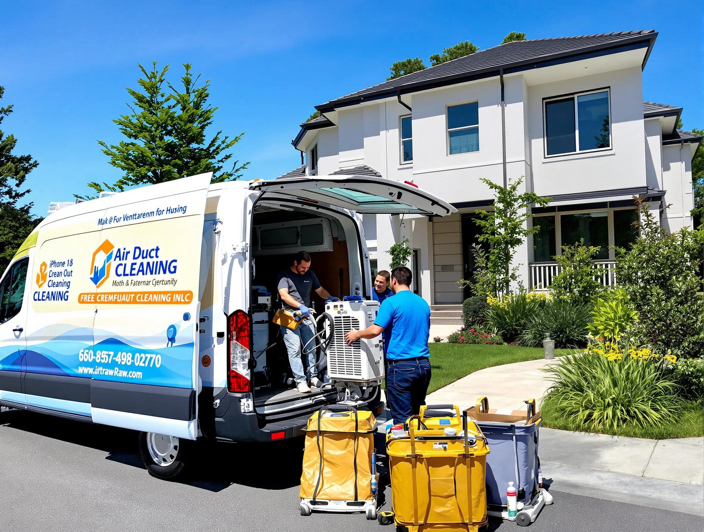 Fairburn Air Duct Cleaning technician performing professional air duct cleaning in Fairburn