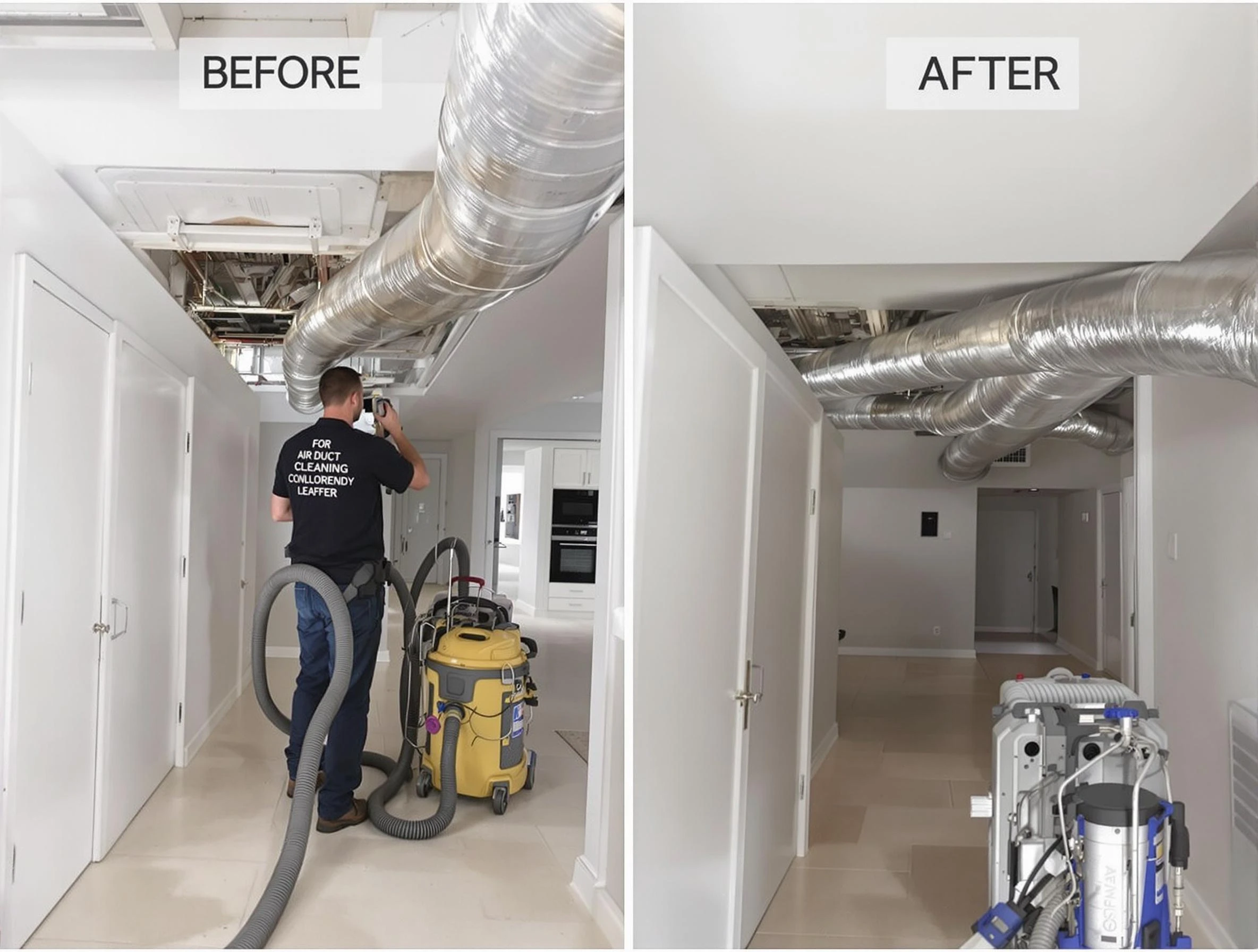 Fairburn Air Duct Cleaning professional performing thorough air duct cleaning in Fairburn