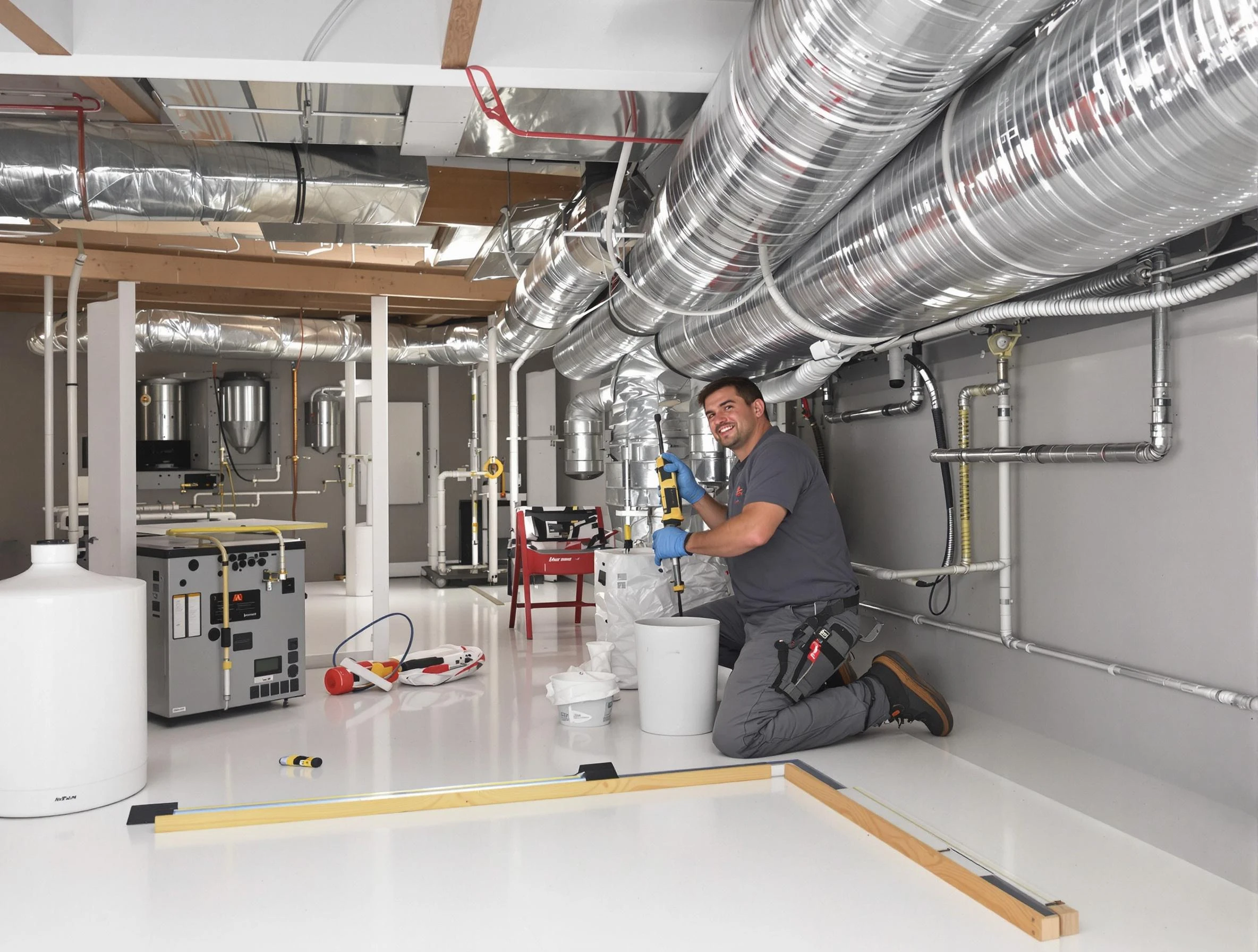 Professional duct sealing service by Fairburn Air Duct Cleaning in Fairburn