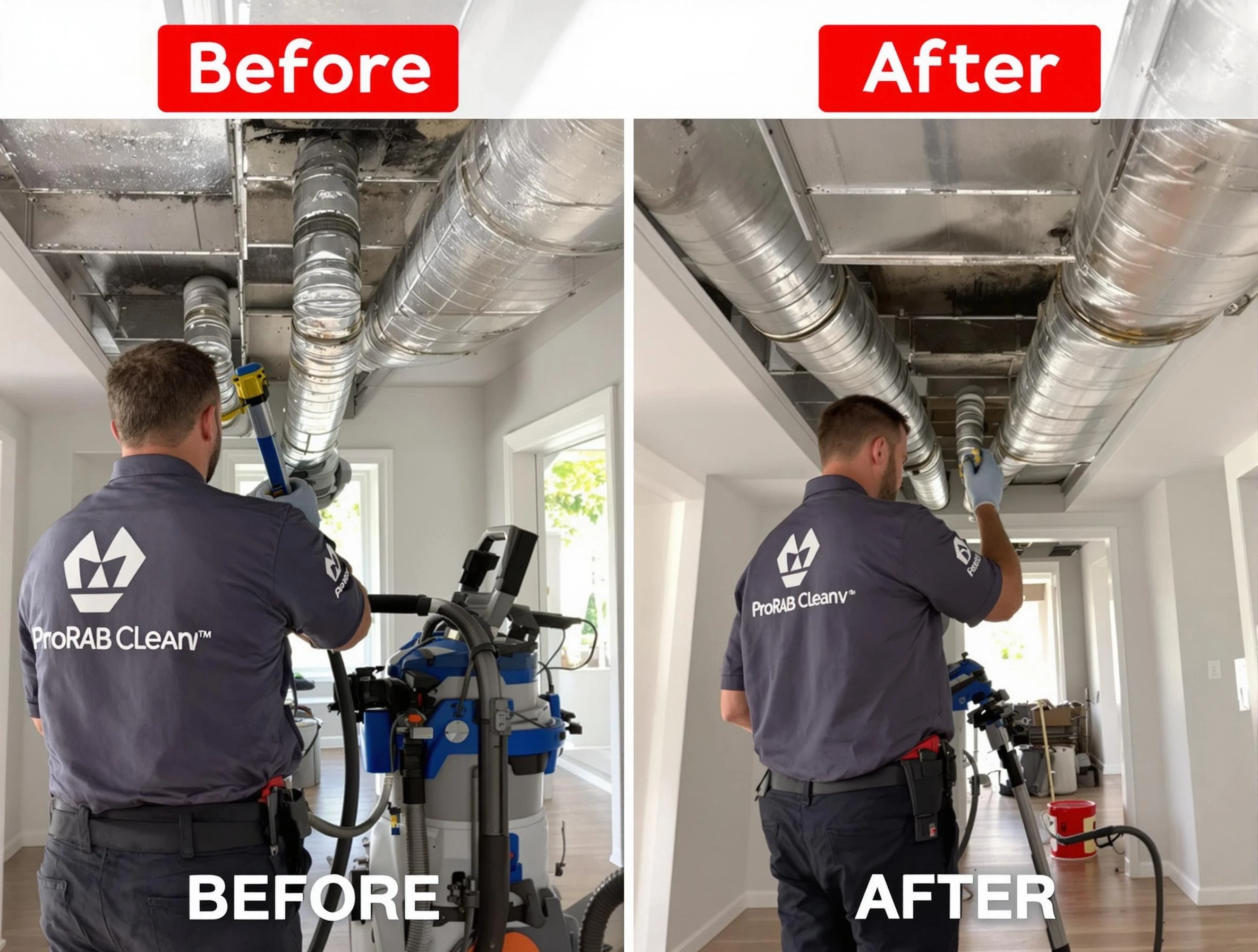 Fairburn Air Duct Cleaning expert performing thorough residential duct cleaning in a Fairburn home